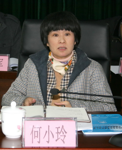 党组副书记,副会长何小玲主持会议